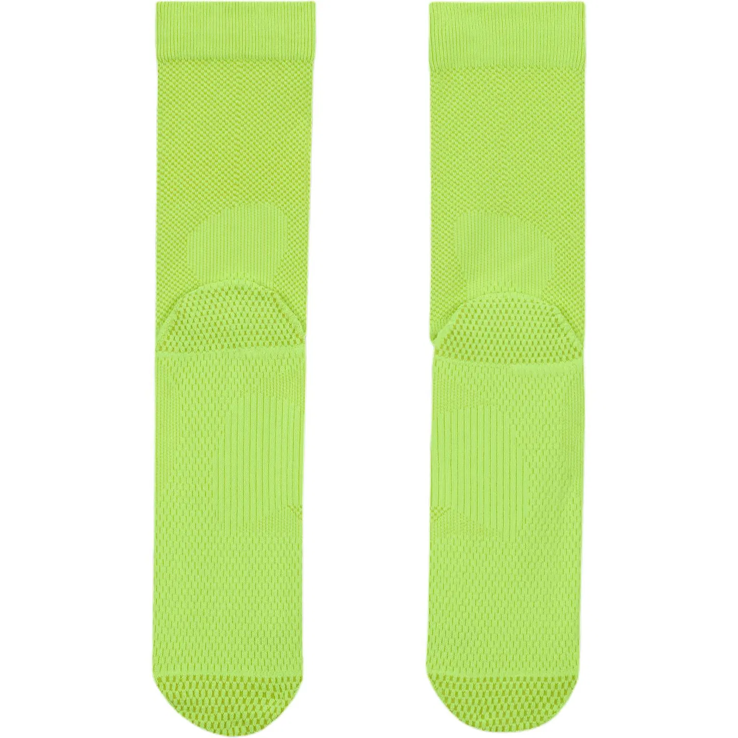 Детские носки с длинным голенищем Nike Running Lightweight Crew Socks, Yellow Green — фото 4