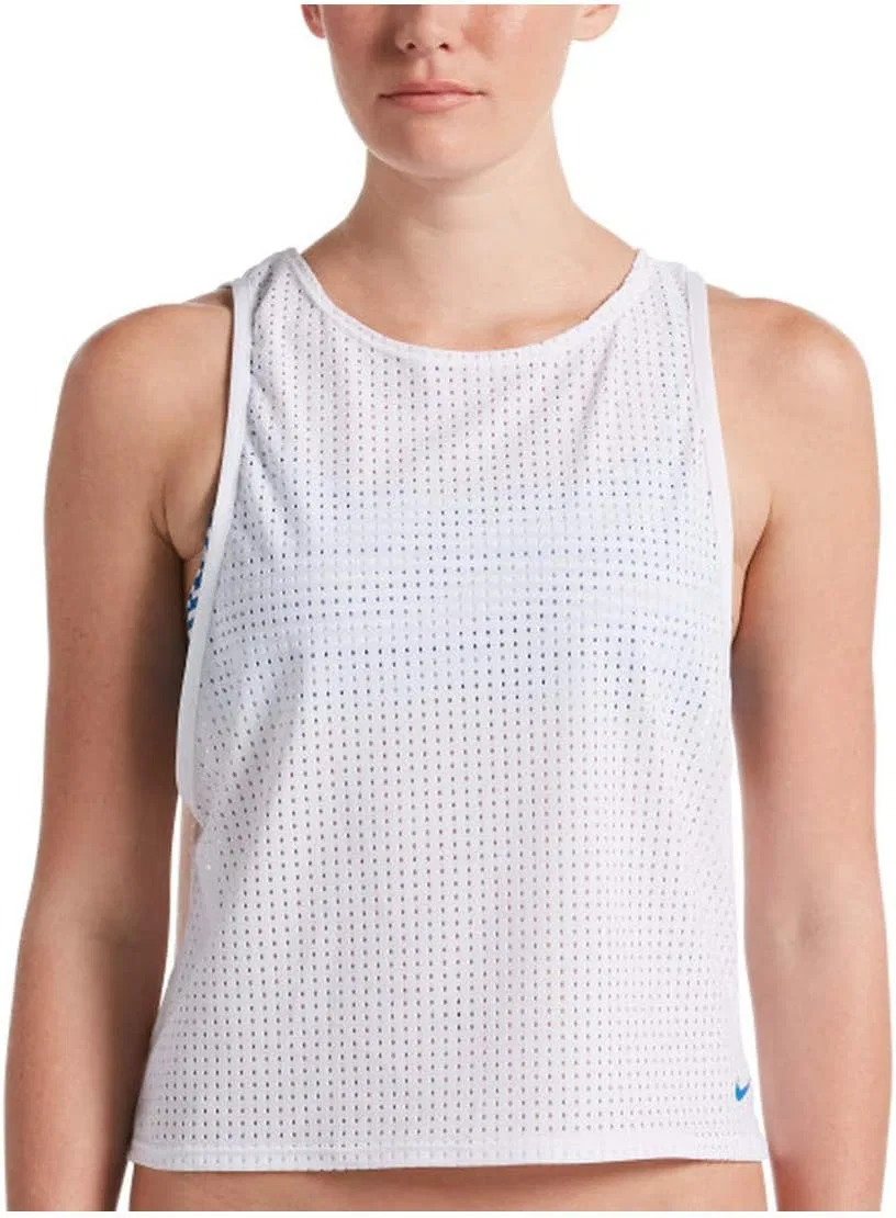 Женский танкини-топ Nike Convertible Layered Tank, Battle Blue