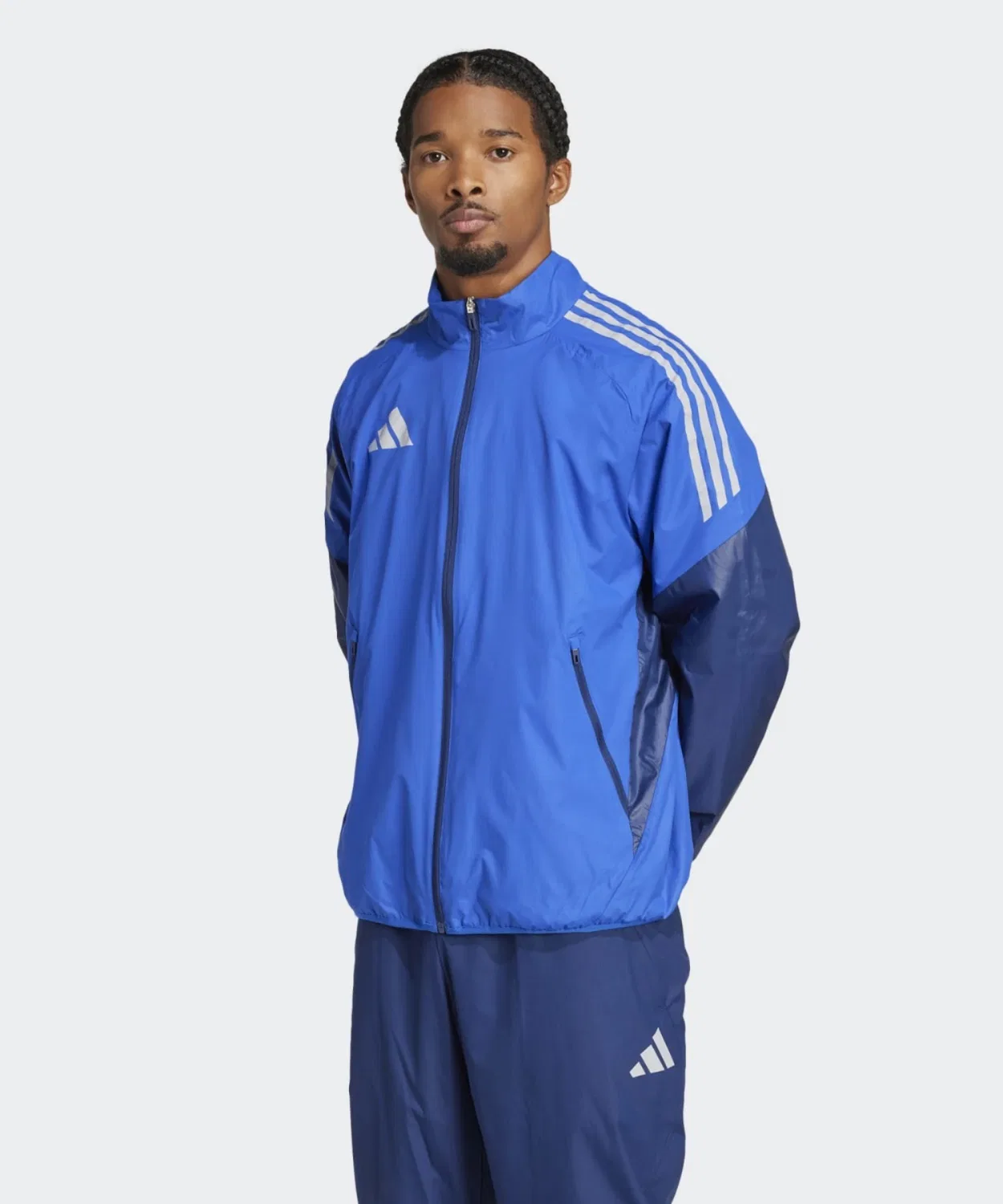 Мужская ветровка Adidas, модель Tiro, Blue