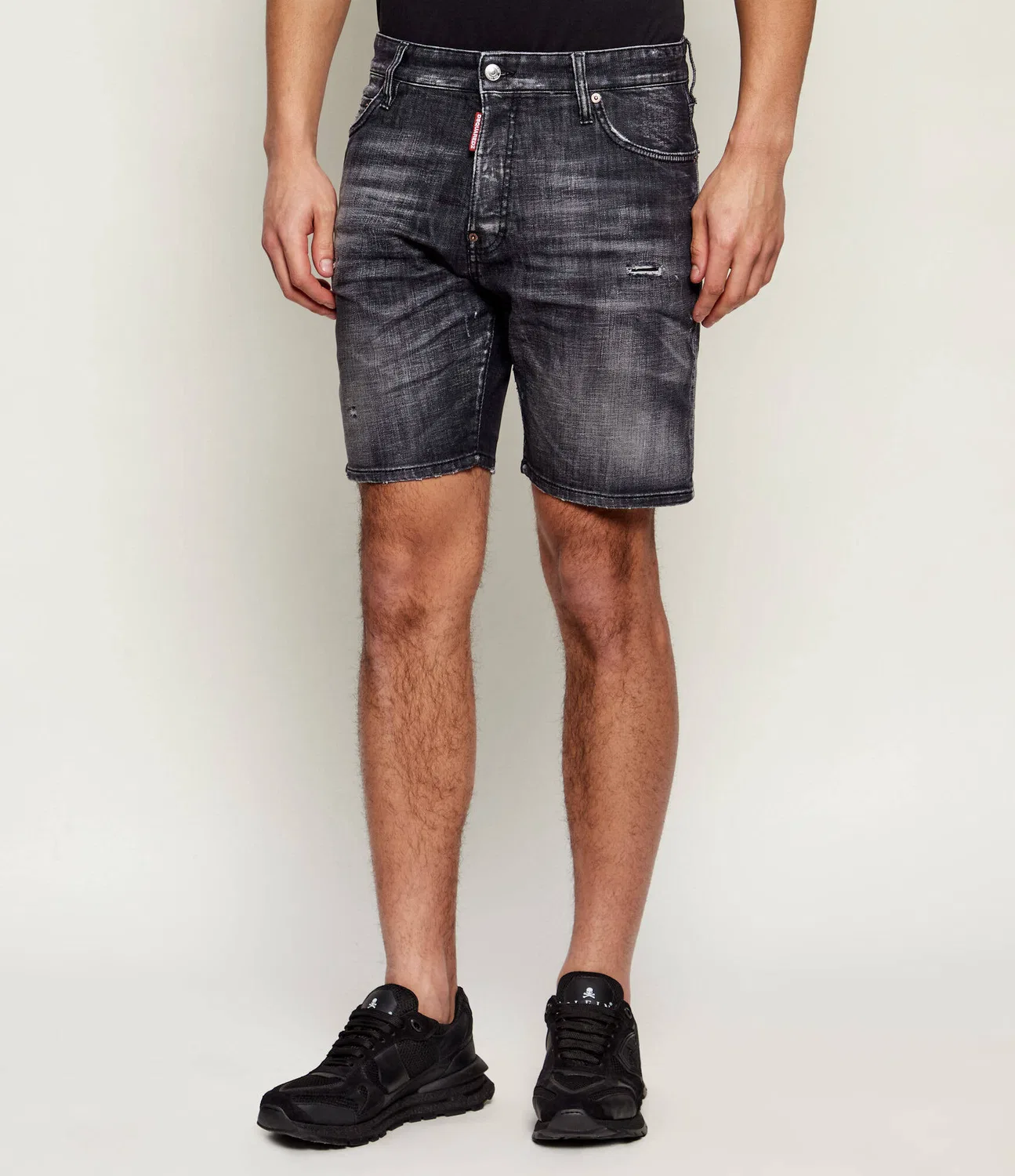 Джинсовые шорты Marine Dsquared2, черный — фото 3