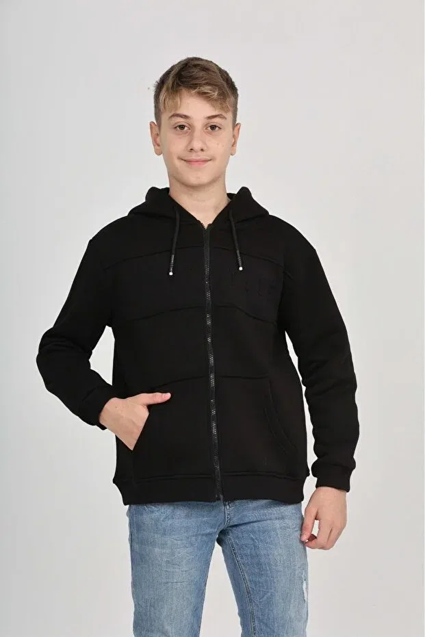 Детский кардиган для мальчиков с принтом impositive Toontoy, Black