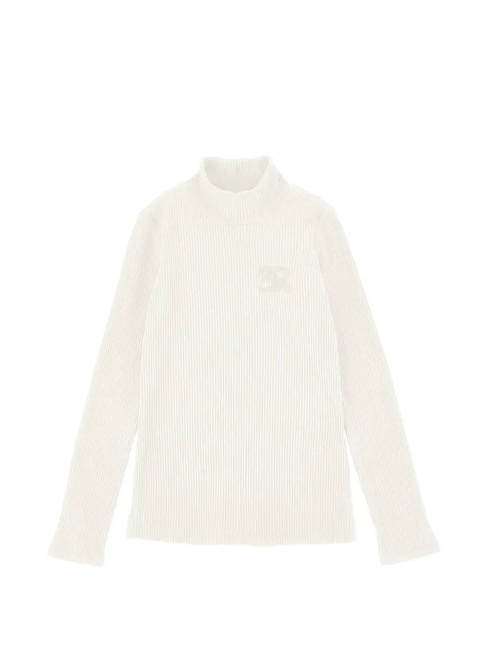Ребристый свитер с логотипом Ermanno Scervino Junior, бежевый