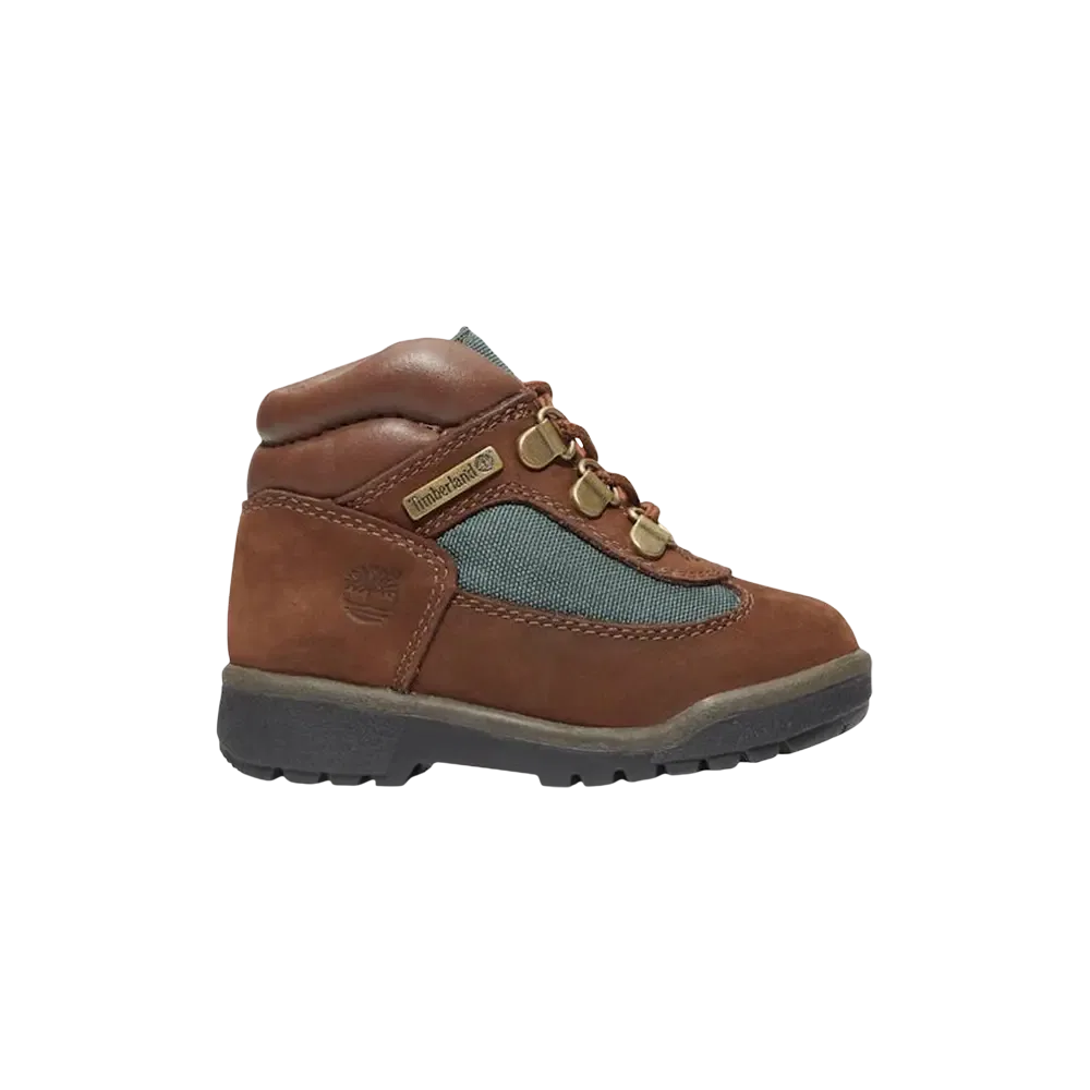 Ботинки с нубуковым покрытием Field Boot Timberland, Dark Brown Nubuck