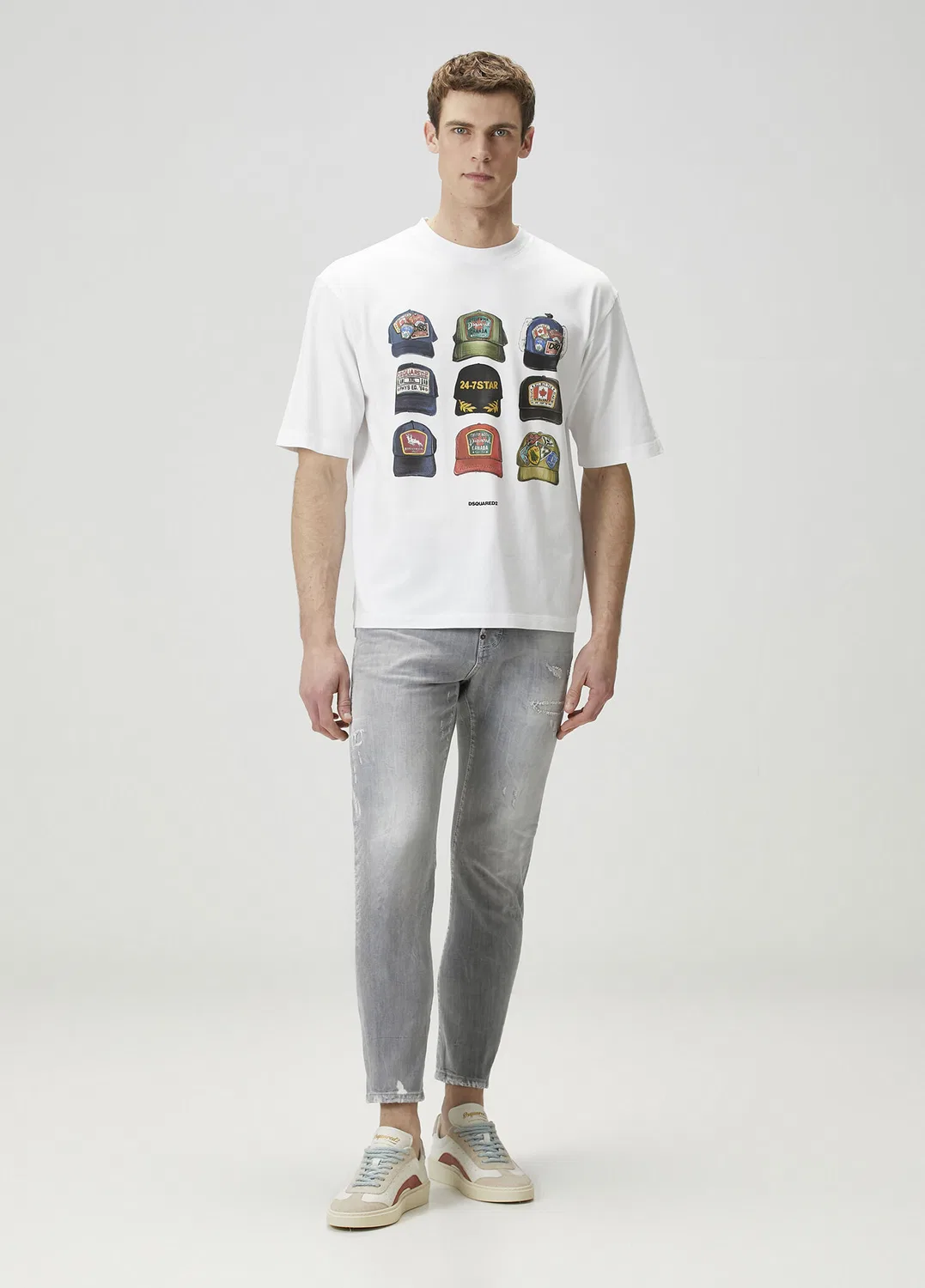Джинсы Dsquared2 Slim Fit Twist Gri