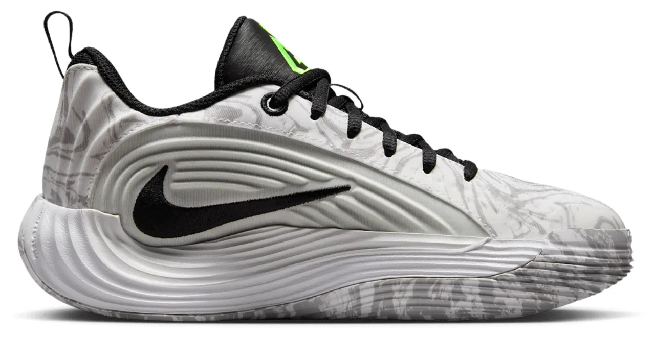Детские кроссовки для мальчиков с высоким отскоком Giannis Immortality 5 Nike, White Metallic Silver Off White