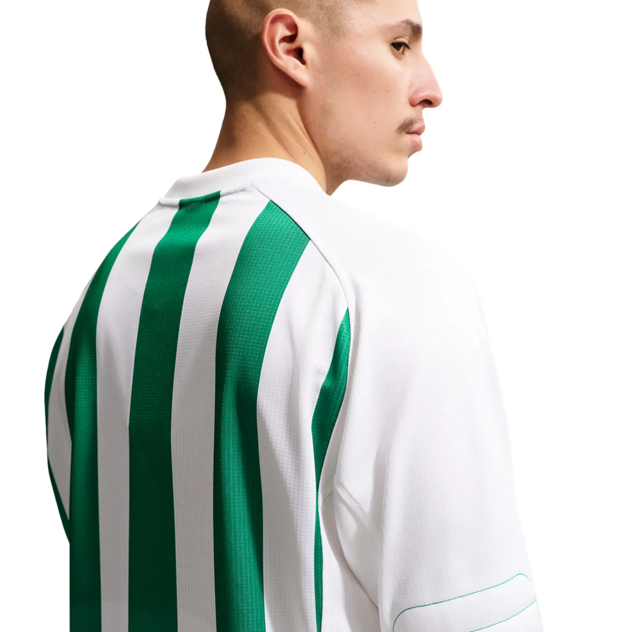 Мужская футболка с длинным рукавом Nike Club Goalie Top Home, Nike, Malachite White Lightening — фото 4