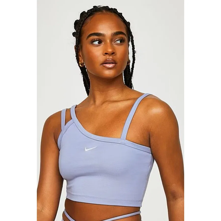 Спортивный бюстгальтер с асимметричным вырезом Sportswear Everyday Modern Nike, Сиреневый — фото 3