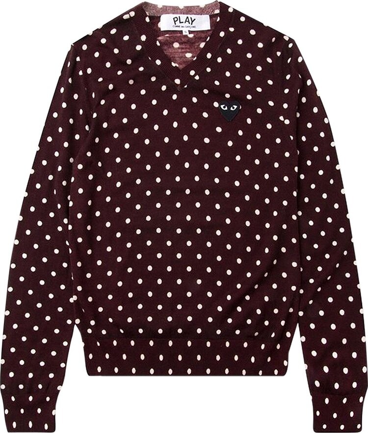 

Свитер Comme des Garçons PLAY V-Neck Sweater 'Red', красный