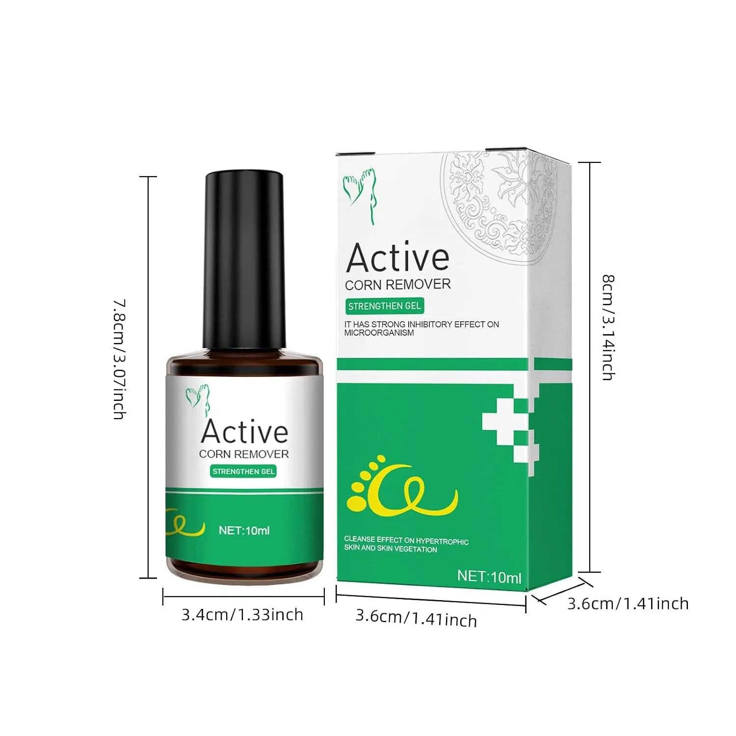 Гель для ног, уход за кожей, NFCYHGLWZ, 10 мл — фото 3