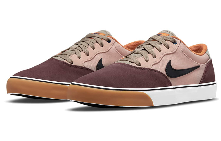 Кроссовки Nike SB Chron 2, бордовый/розовый — фото 3