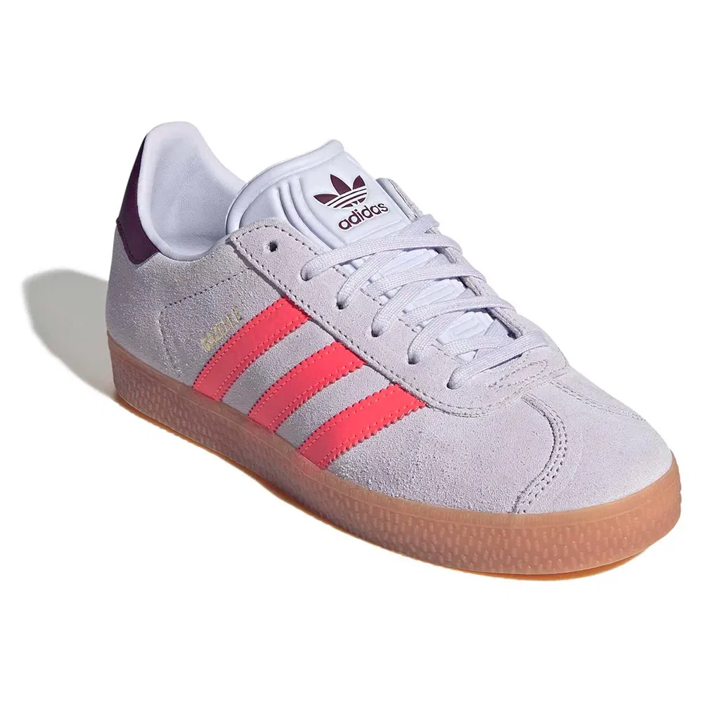 Детские кроссовки для девочек с замшевым верхом Gazelle Junior Adidas Originals, Purple — фото 2