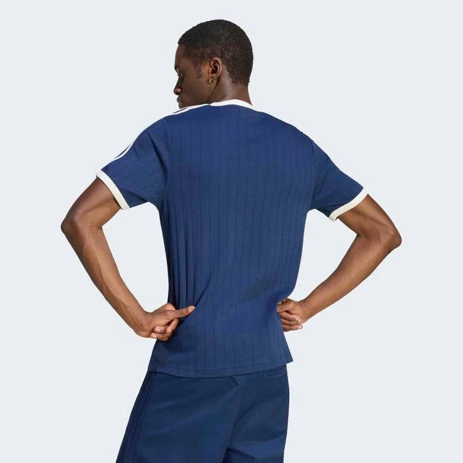 Футболка с длинным рукавом adidas 3S Tee Str, Темно-синий — фото 3