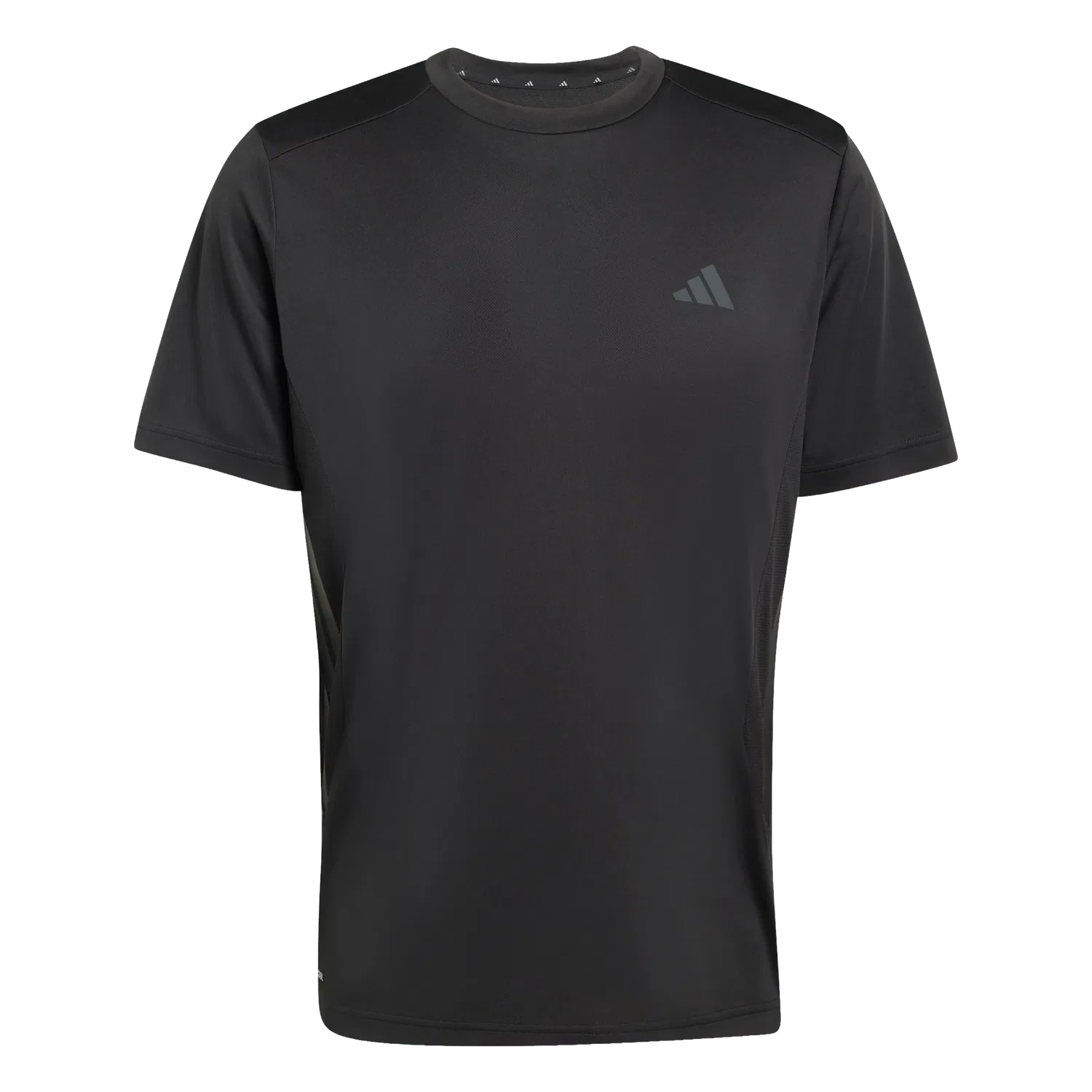 Мужская спортивная футболка с тремя полосками Adidas, черный