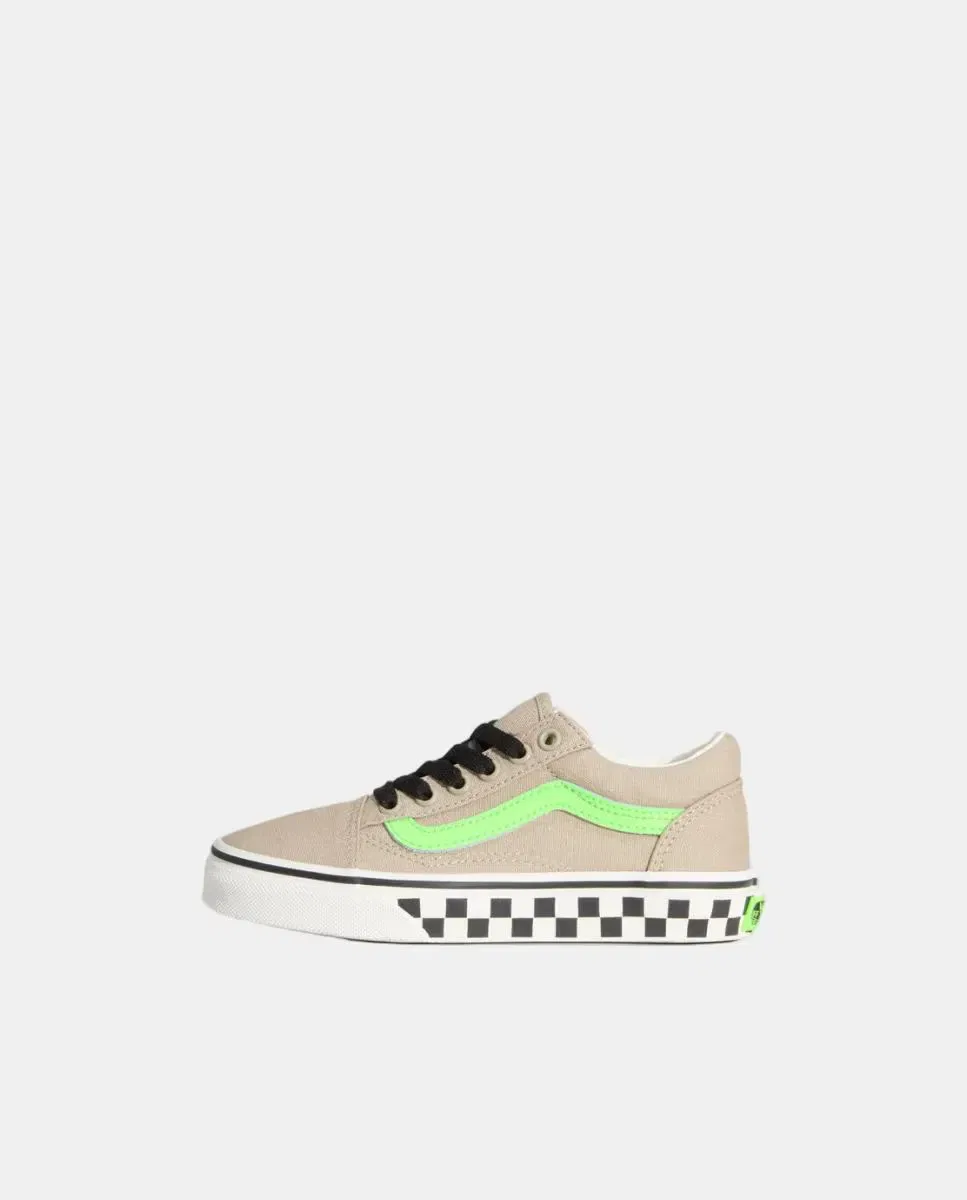 Детские кеды для мальчиков с замшевыми вставками Old Skool Vans, Marrón Toscana — фото 2