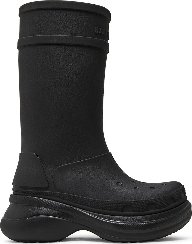 

Ботинки Crocs x Balenciaga Clog Boot 2.0 Black, черный