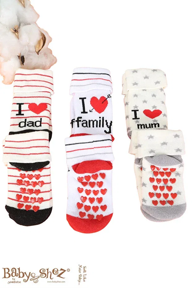 Детские носки для новорожденных хлопковые 6 штук Baby Shez, Multicolor — фото 2