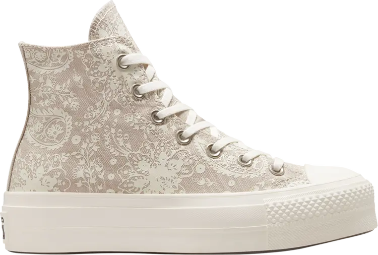 

Кроссовки Converse Wmns Chuck Taylor All Star Platform High Fall Florals - String, коричневый