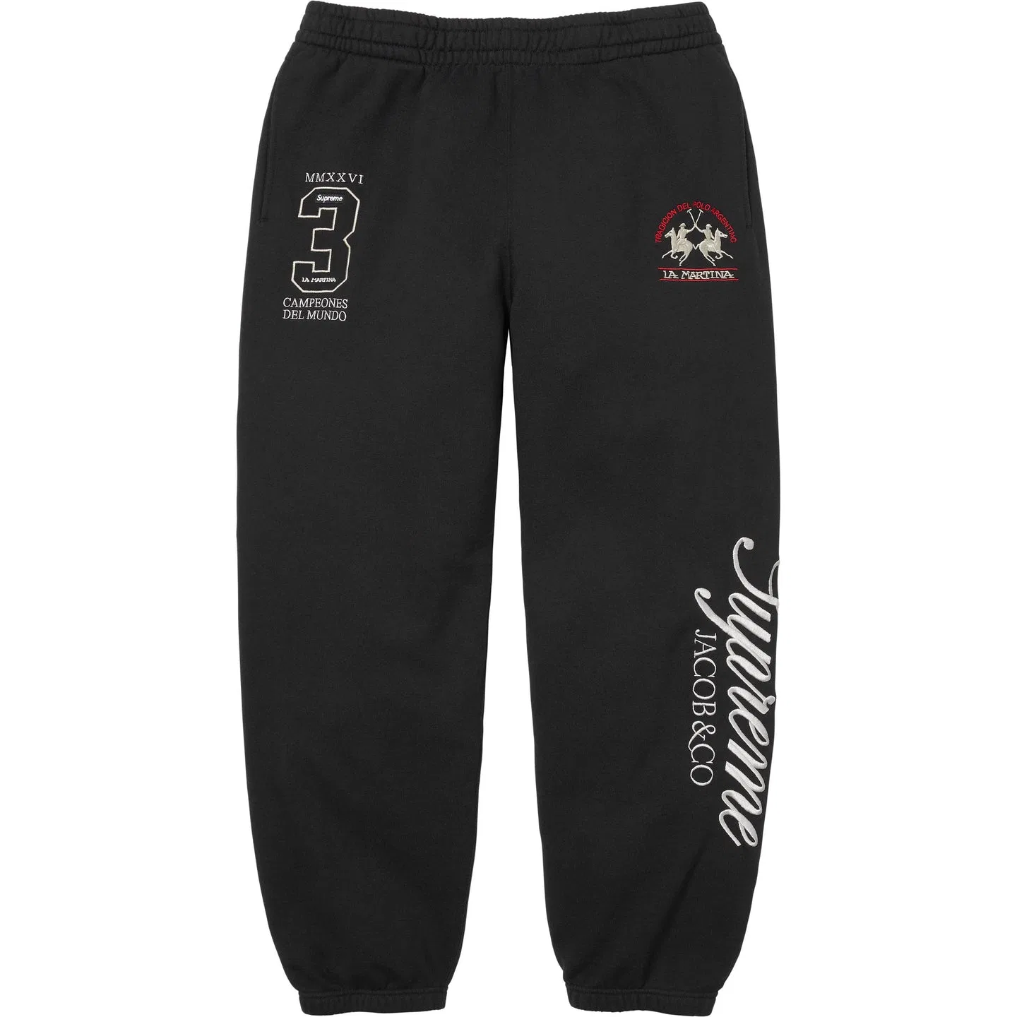 Детские трикотажные спортивные штаны на манжетах La Martina Knitted Sweatpants Supreme — фото 3