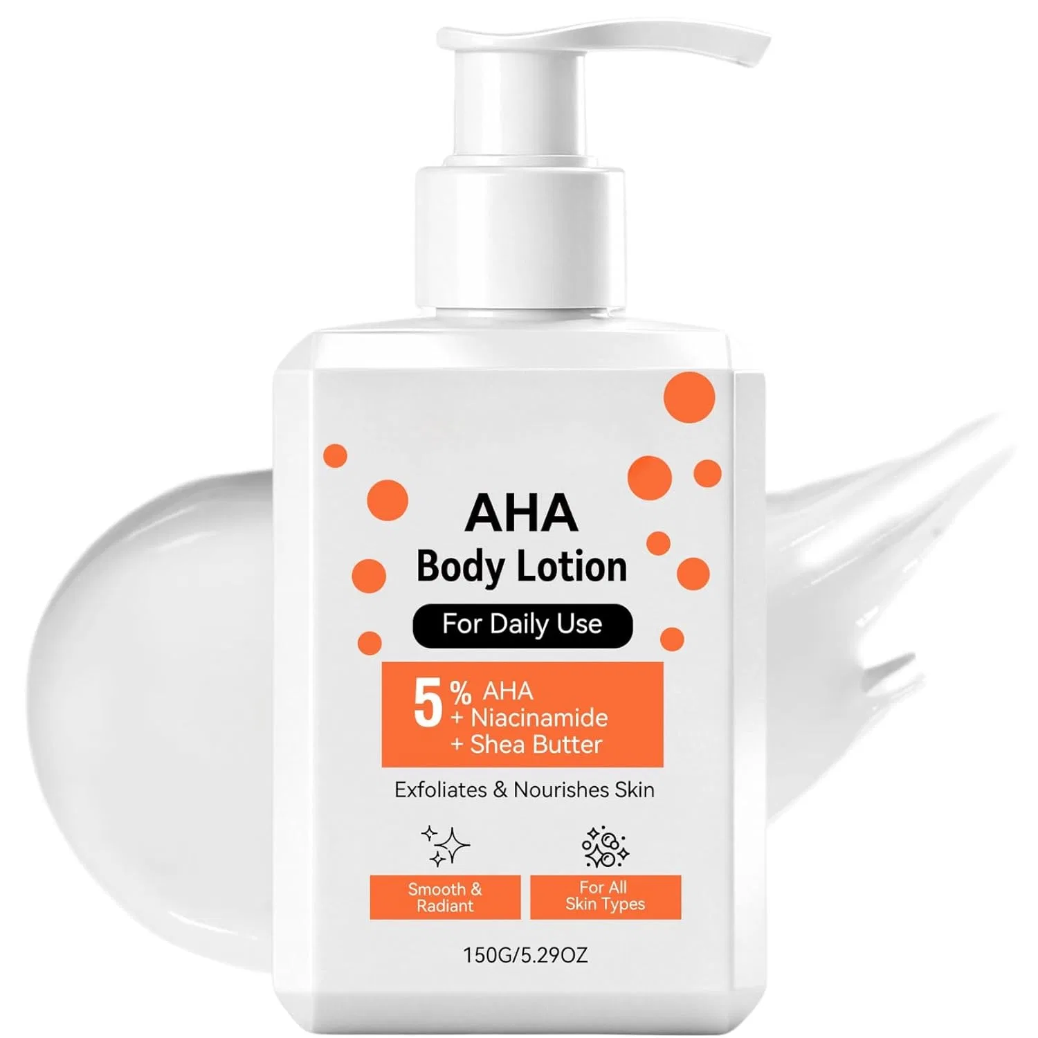 Лосьон для тела осветляющий с ниацинамидом и 5% AHA молочной кислотой, VIONAIRE, 1 шт.