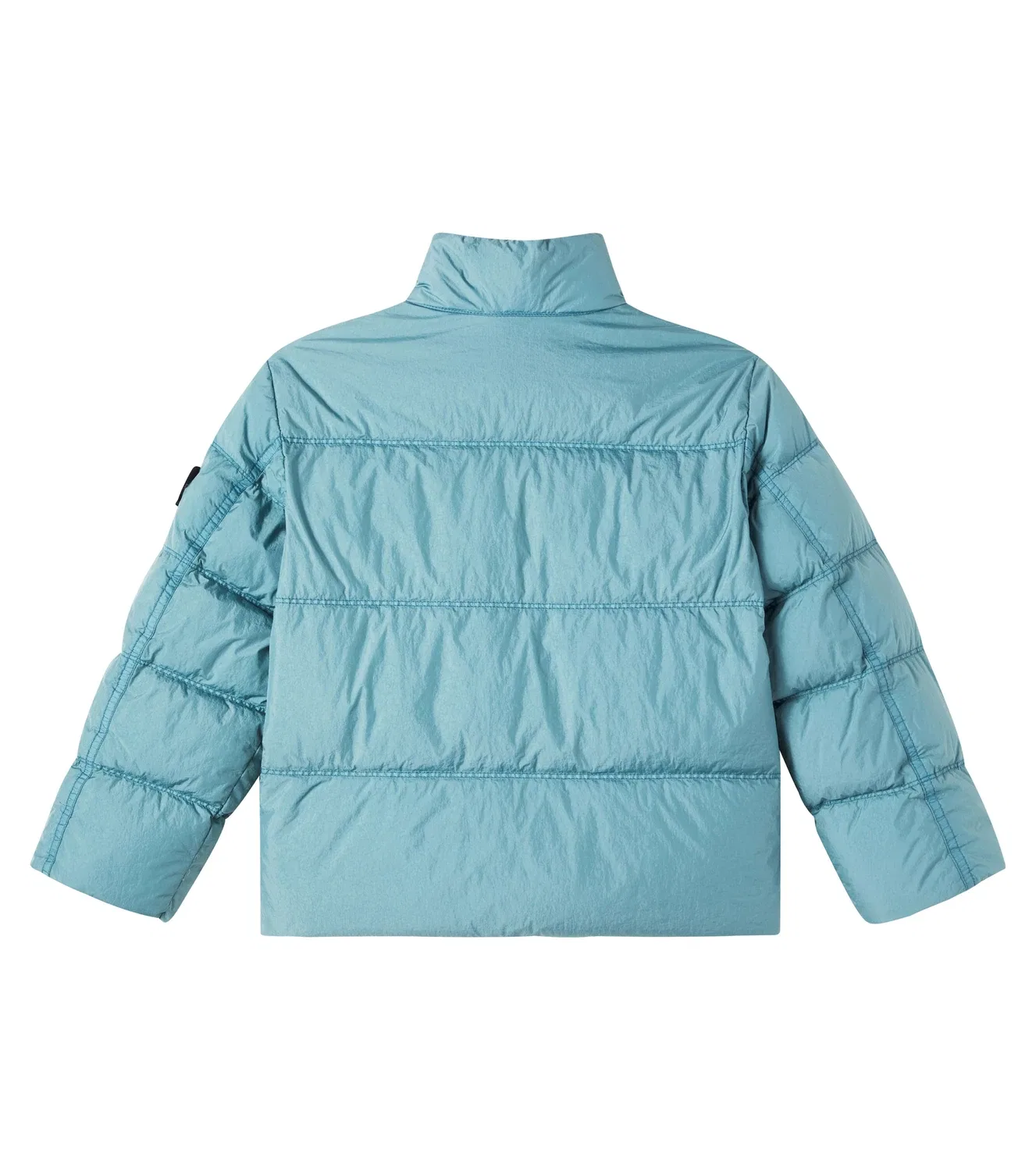 Легкая куртка с наполнителем Stone Island Junior, синий — фото 4