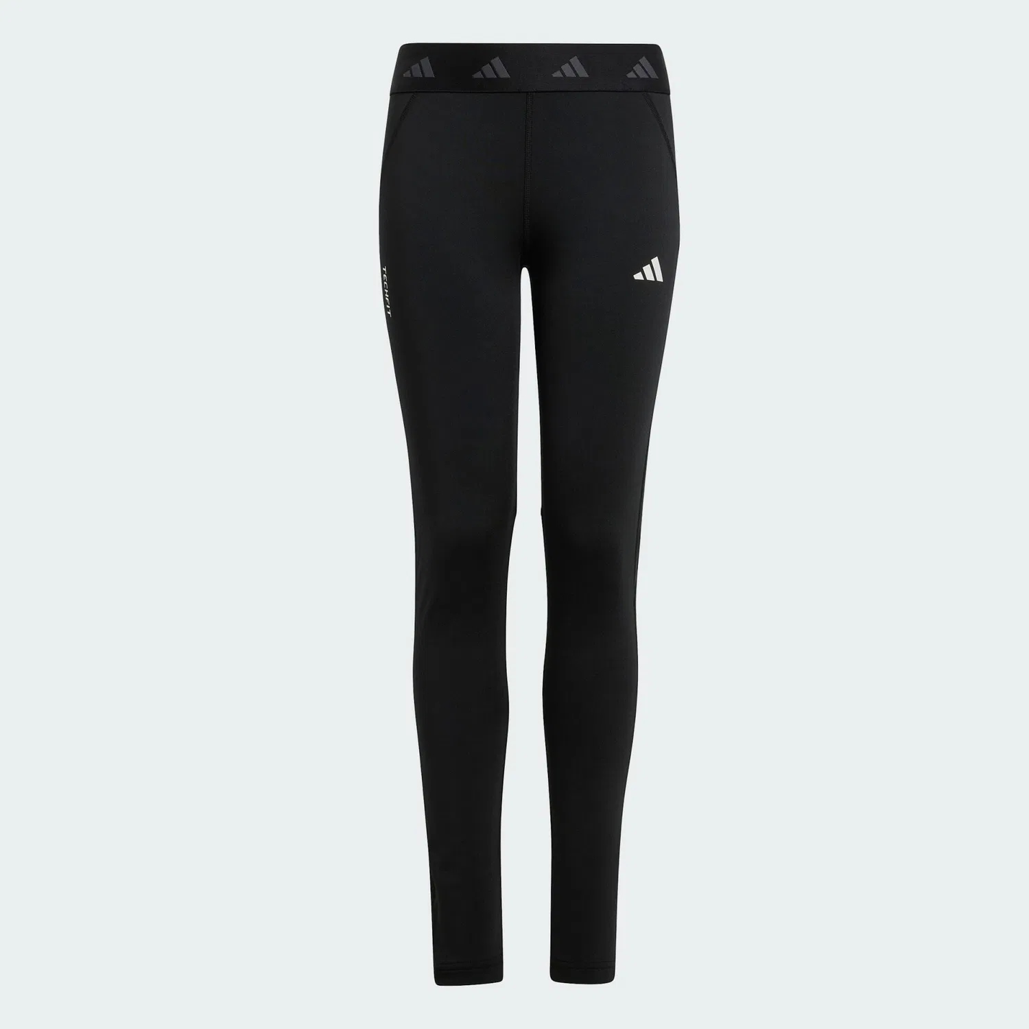 Детские леггинсы TECHFIT Adidas, Schwarz Carbongrau Weiss
