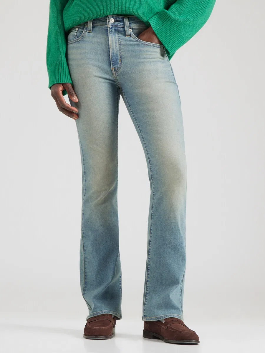 Джинсы LEVI'S Boot cut '725 HIGH RISE BOOTCUT' синего цвета — фото 3