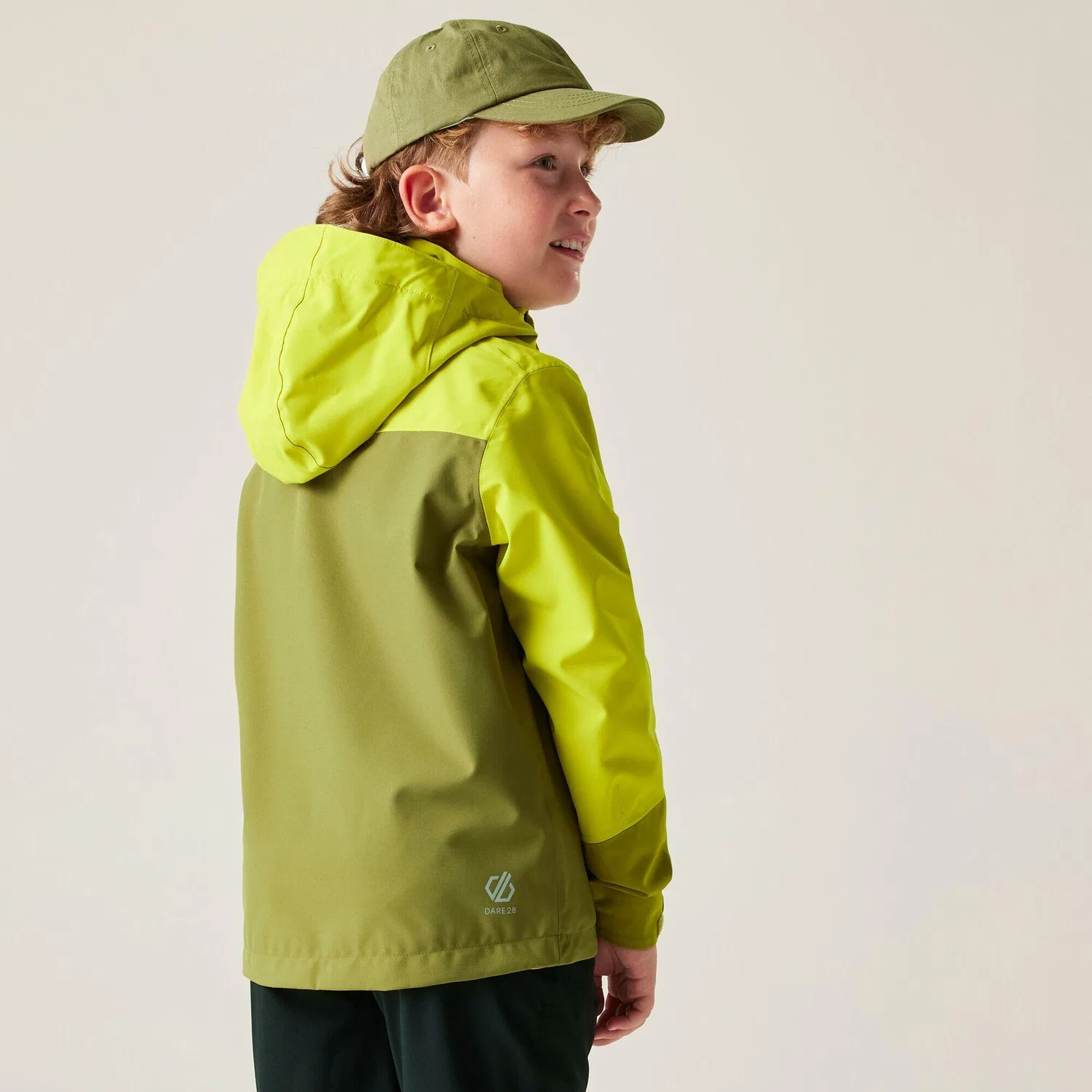 Детская непромокаемая куртка для мальчиков Kids Explore III Dare 2B, Olivgrun — фото 2