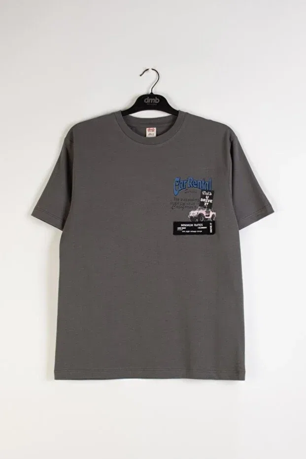 Мужская футболка с принтом Dmb Kids, Smoke Grey