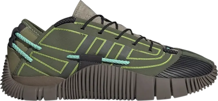 

Кроссовки Adidas Craig Green x Scuba Phormar 'Customized', зеленый