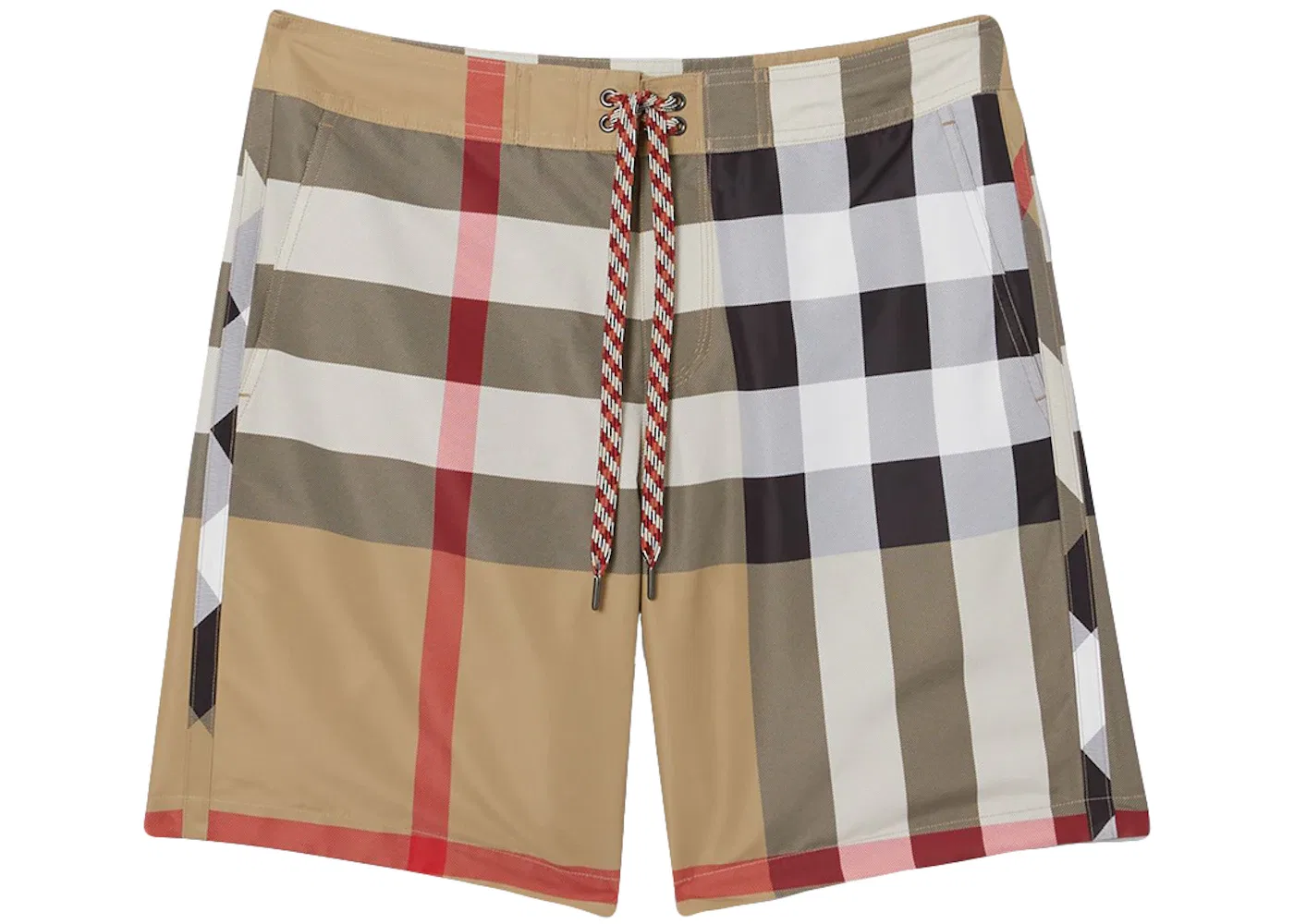 Мужские шорты плавательные с классическим принтом Burberry Shorts, Archive Beige