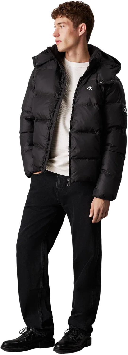 Мужская стеганая куртка Essentials Down Jacket Calvin Klein, Black — фото 4