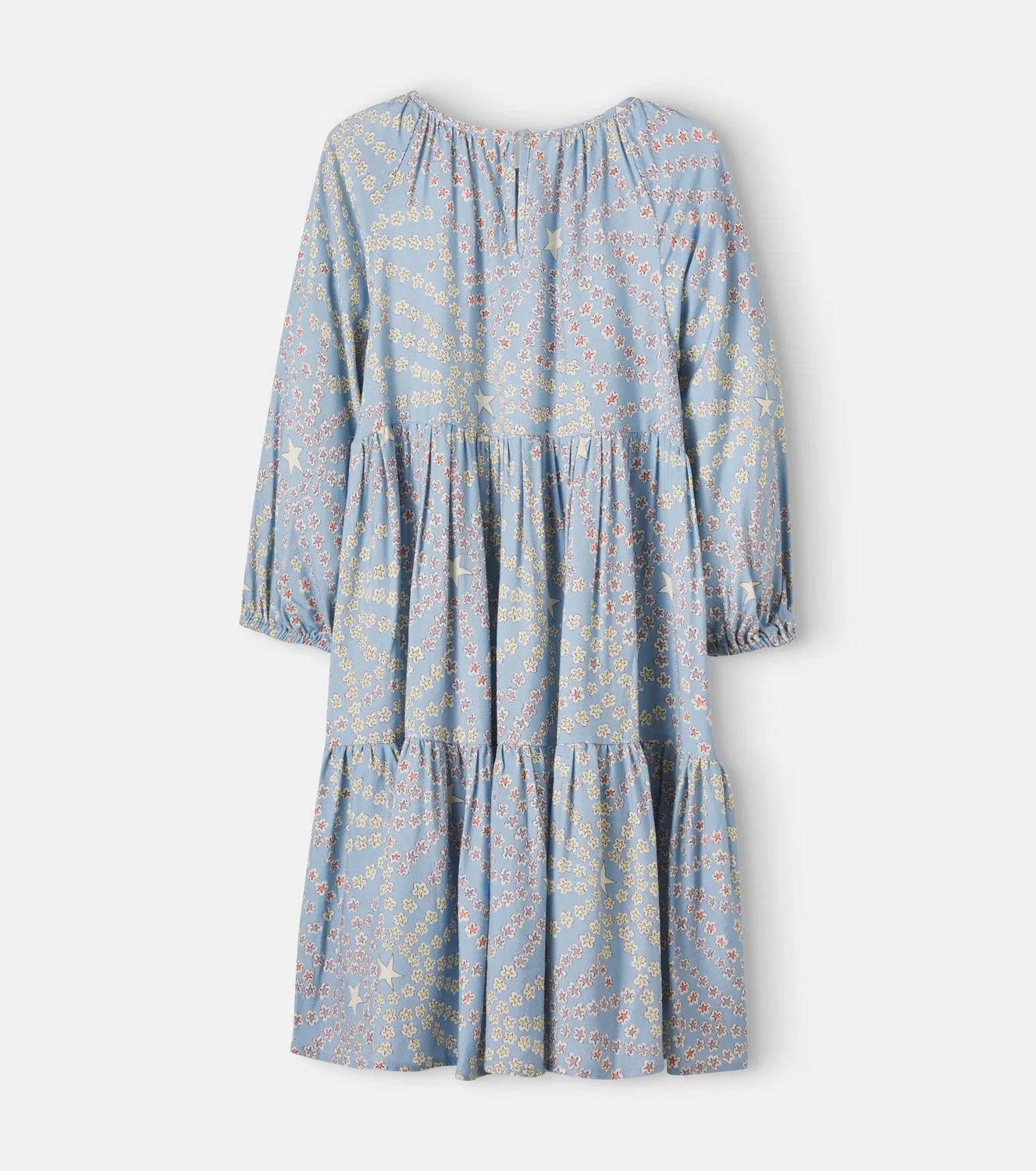 Нарядное платье с принтом Stella Mccartney Kids, синий — фото 3