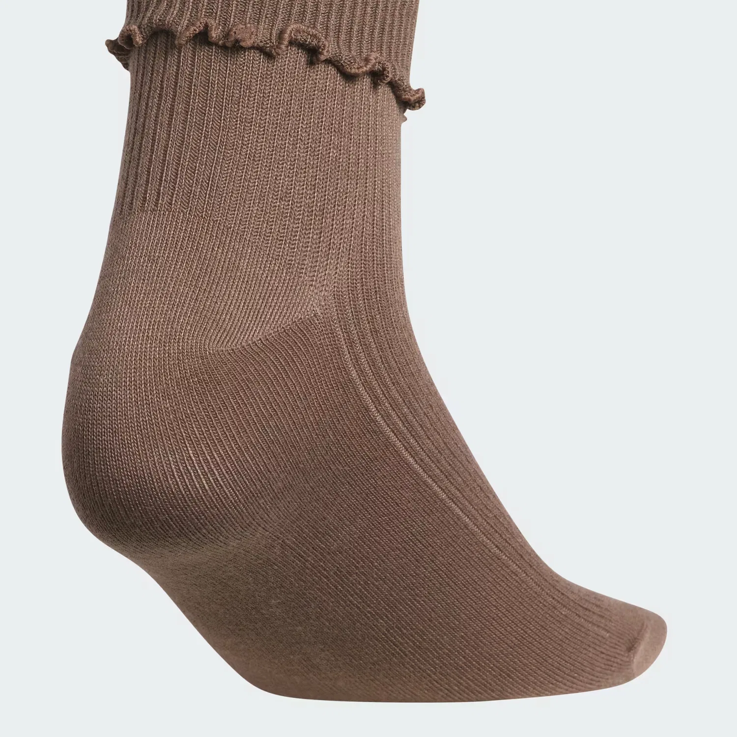 Носки с рюшами, набор из 3 пар, ori cuffed ruffle 3pk qtr, Adidas Originals, цвет magic earth/aurora coffee/magic beige — фото 4