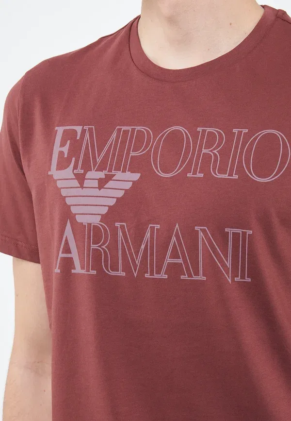Футболка с ярким принтом Emporio Armani — фото 4