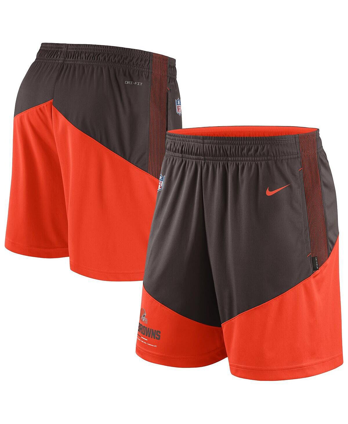 

Мужские коричневые, оранжевые спортивные шорты cleveland browns primary lockup Nike, мульти