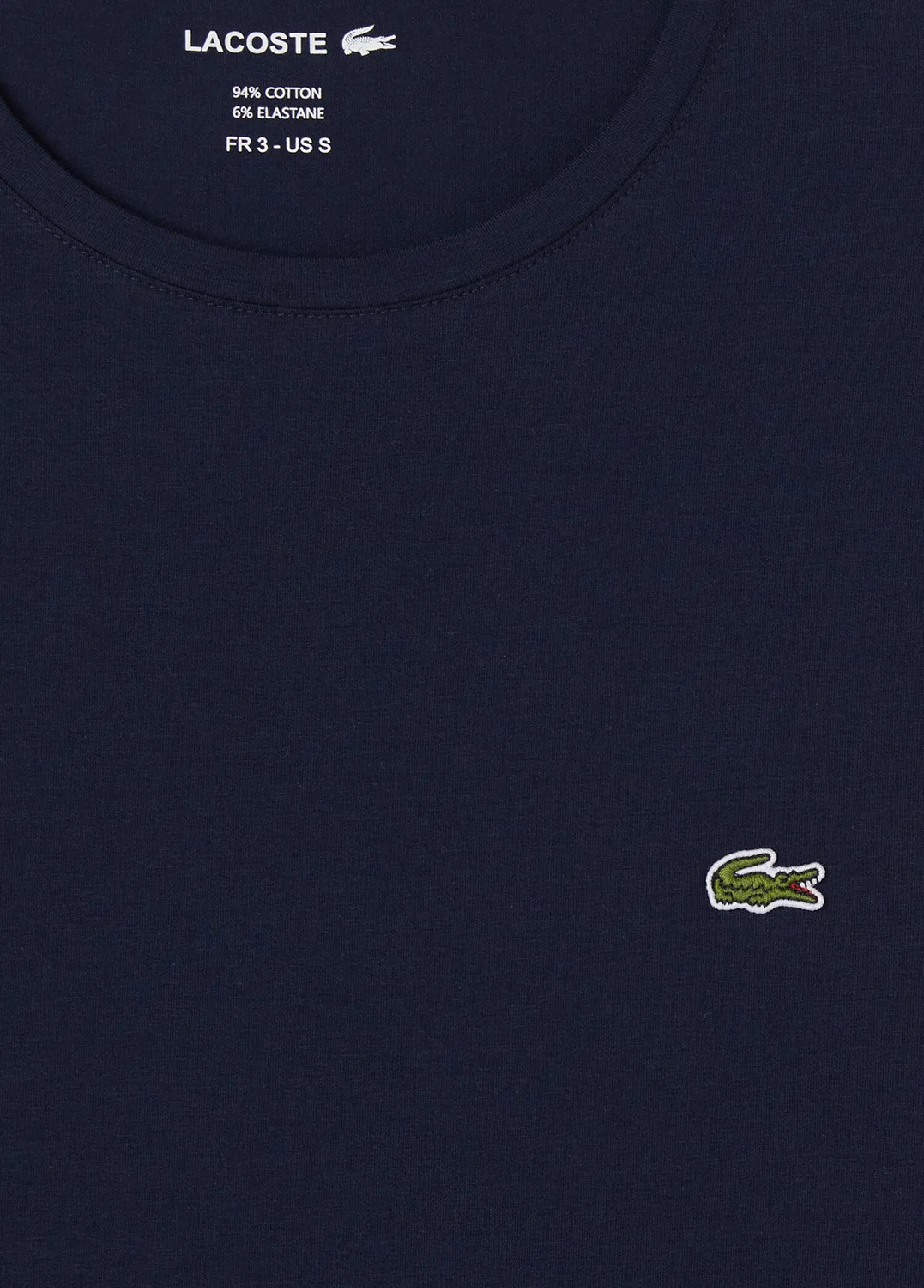 Футболка с круглым вырезом Slim Fit Lacoste, navy — фото 4