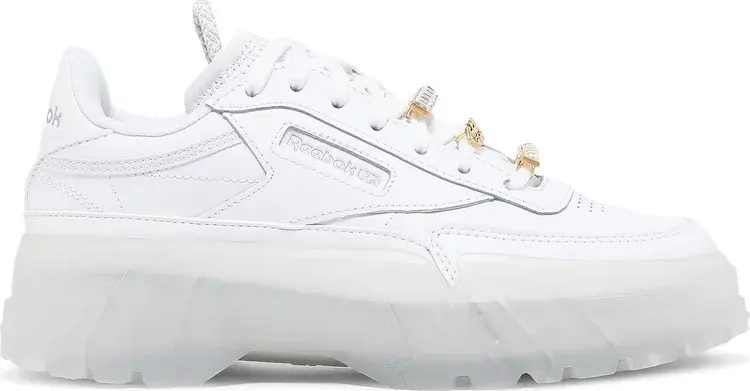 

Кроссовки cardi b x wmns club c 'triple white' Reebok, белый