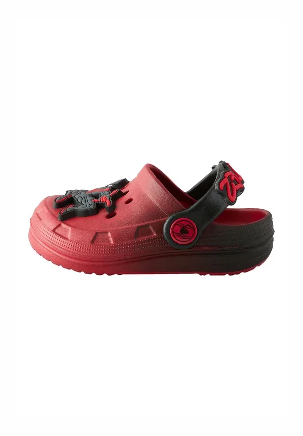 Клоги из синтетики Regular fit - clogs Next, Red, черный/красный