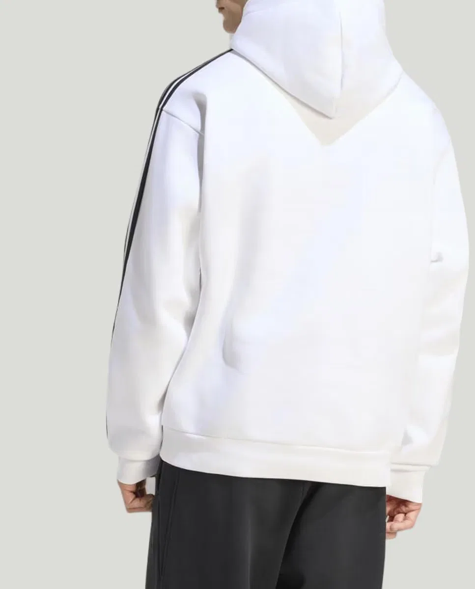 Мужская толстовка, Essentials, adidas, белый — фото 2