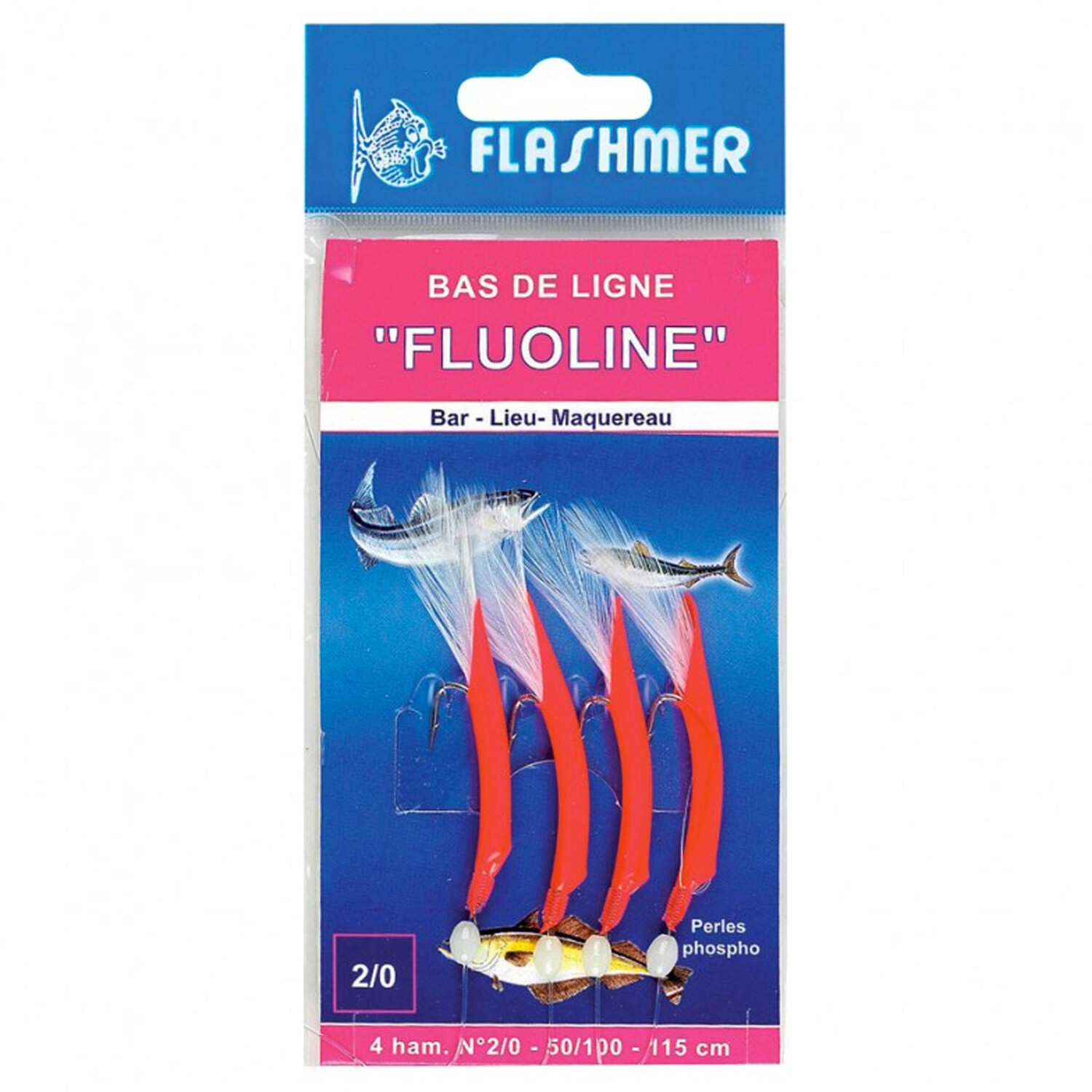 

Окончательная сборка крючков Fluoline 4 размера. 2/0 FLASHMER