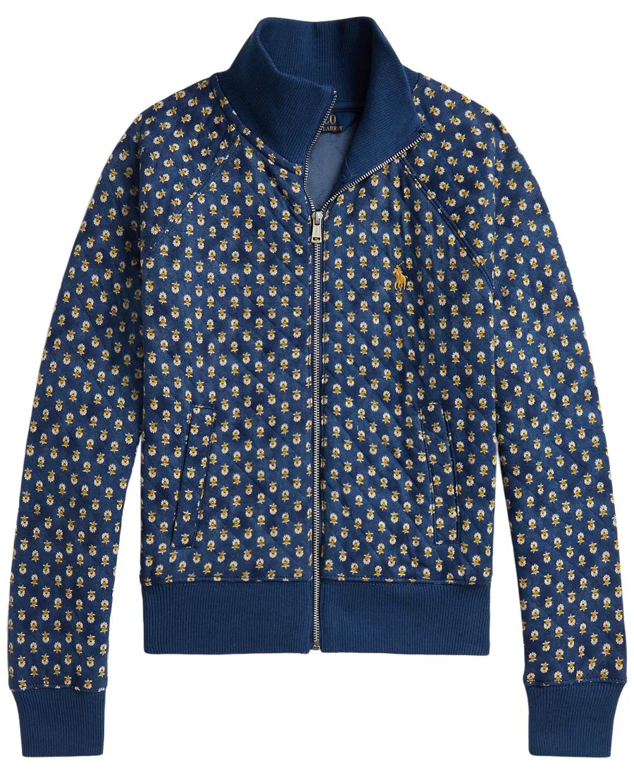 Жакет стеганый с цветочным принтом Polo Ralph Lauren, Preppy Woodblock
