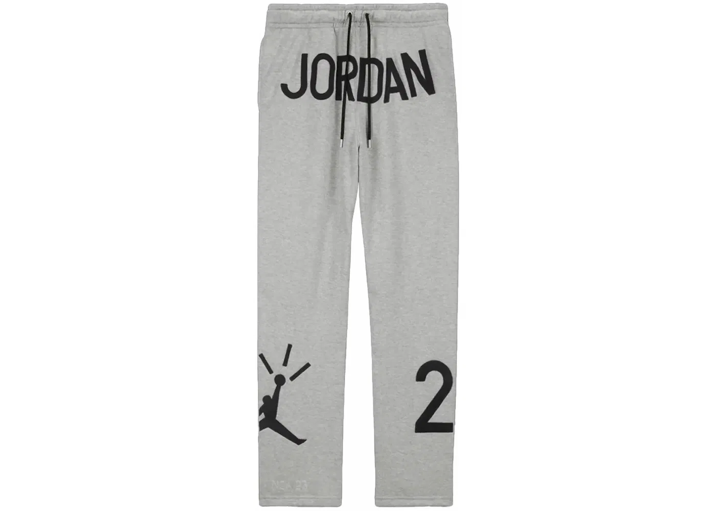 Унисекс брюки из флиса с принтом Jordan x Nina Chanel Abney, Grey Heather