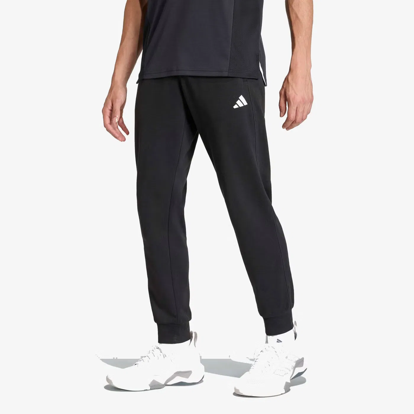 Штаны спортивные с зауженными брюками Workout Essentials FeelReady Adidas, черный — фото 2