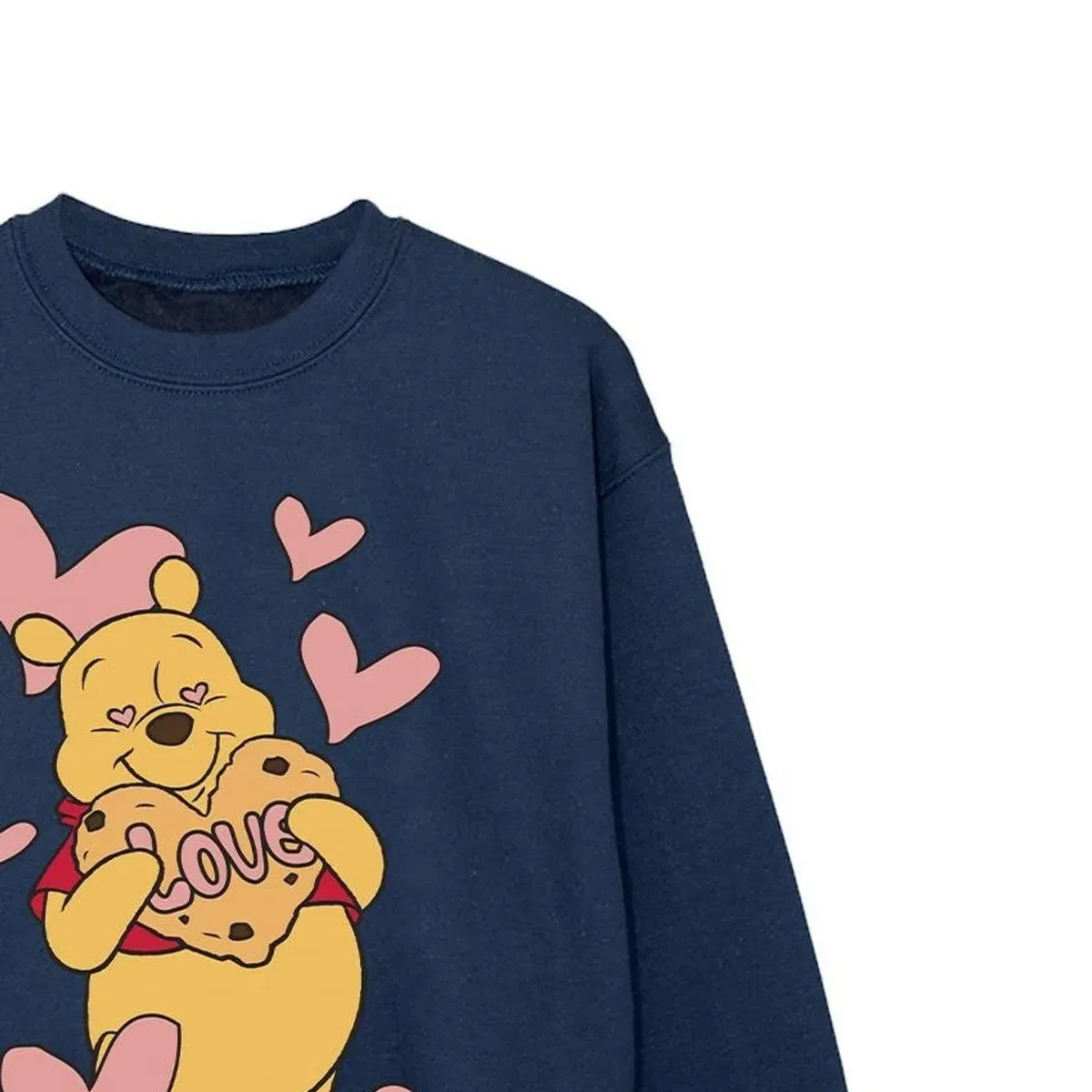 Детский свитшот с сердцем Love Heart Cookie Winnie The Pooh, Navy — фото 2