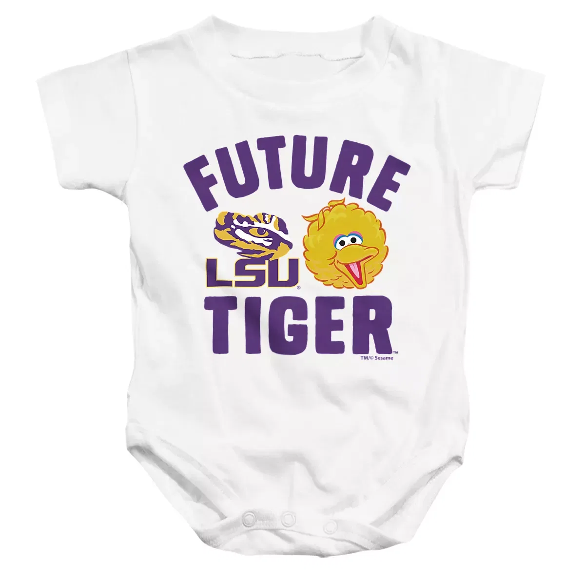 Детское боди с коротким рукавом NCAA, White