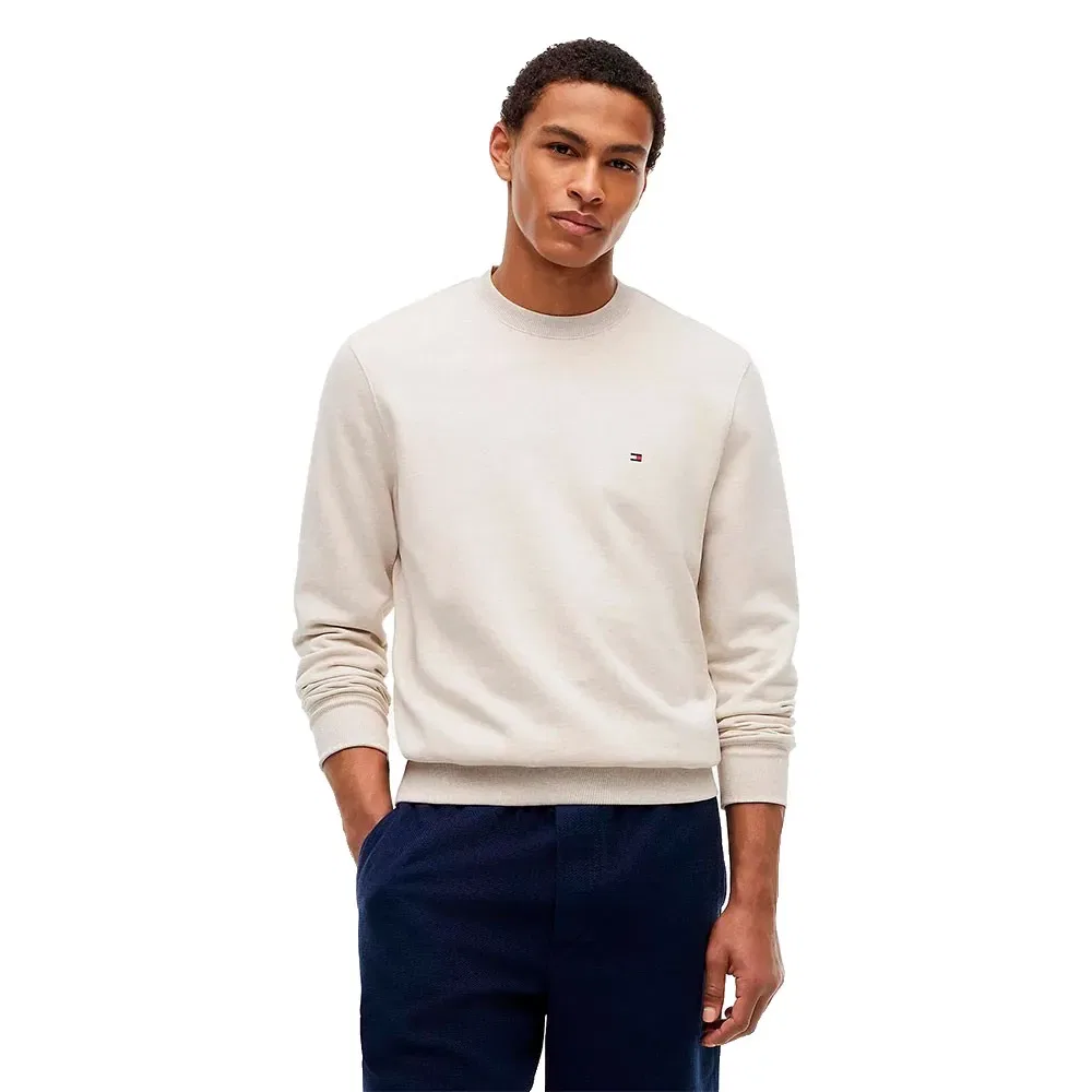 Мужской свитшот с круглым вырезом Tommy hilfiger, White