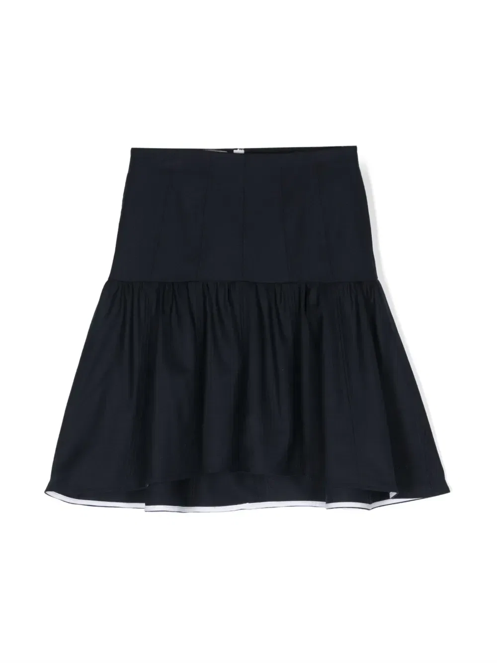 Юбка с контрастной отделкой Marni Kids, синий