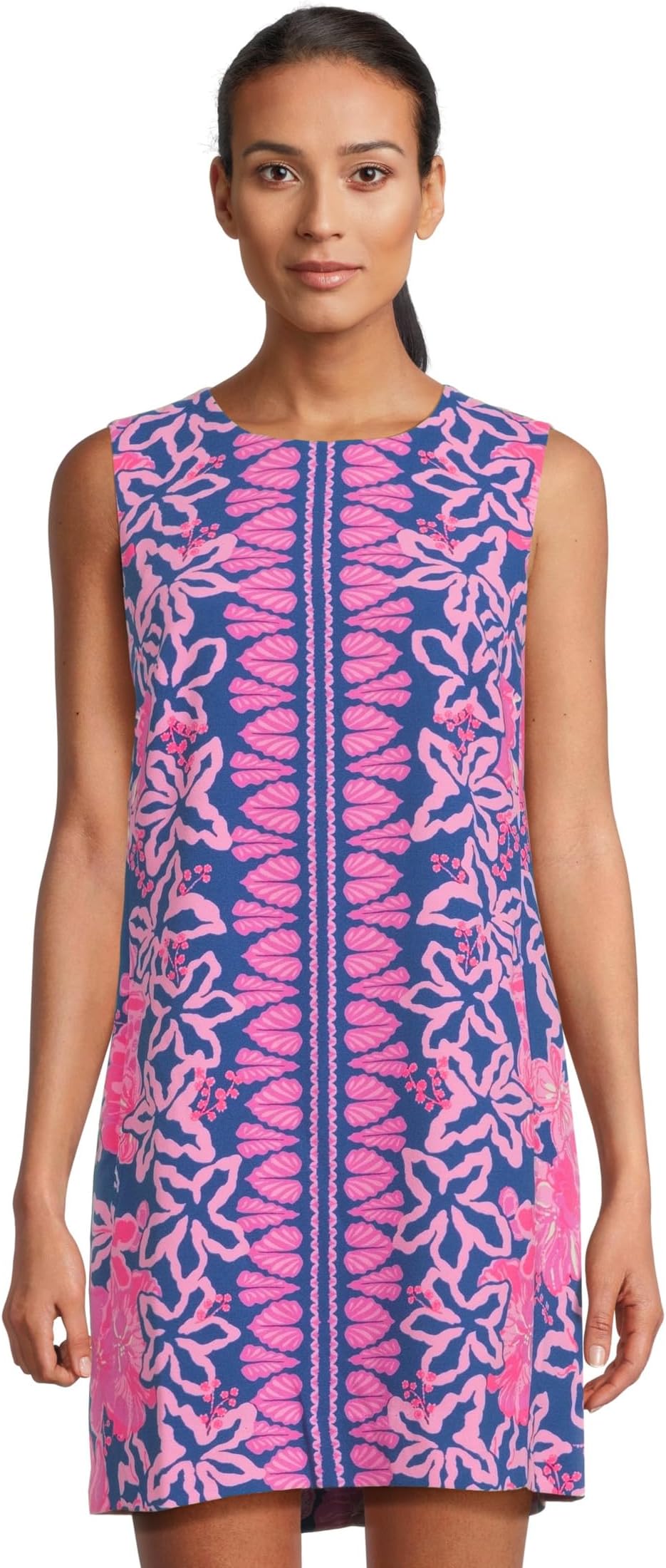 

Платье Lilly Pulitzer Edita Shift, цвет Starlight Navy Once/Floral Engineered