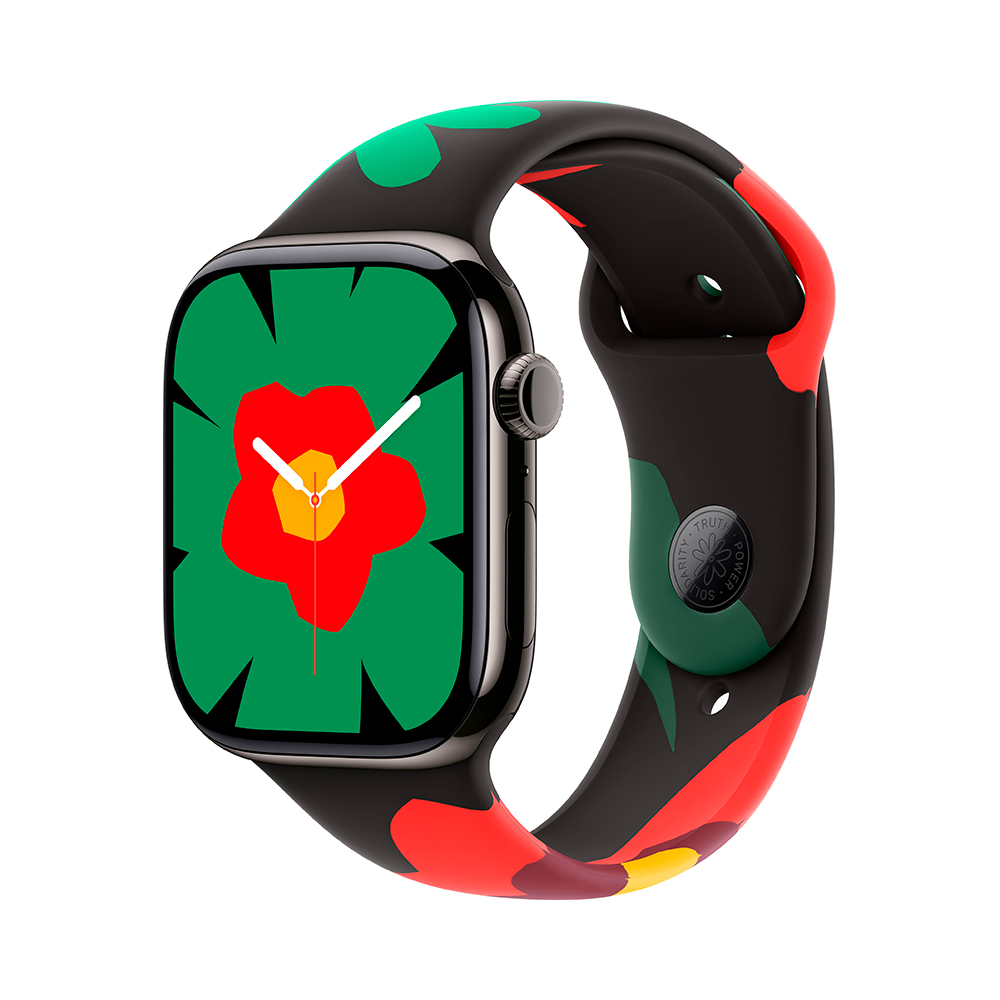 

Умные часы Apple Watch Series 11 (GPS+Cellular), 46 мм, Slate Titanium Case/Black Unity Bloom Sport Band - M/L, Черный, Умные часы Apple Watch Series 11 (GPS+Cellular), 46 мм, Slate Titanium Case/Black Unity Bloom Sport Band - M/L