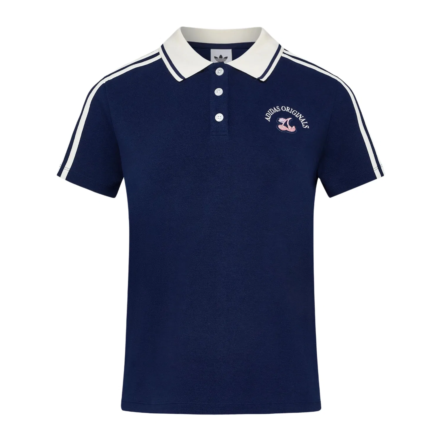 Женское поло с воротником Adidas Originals, Dark Indigo